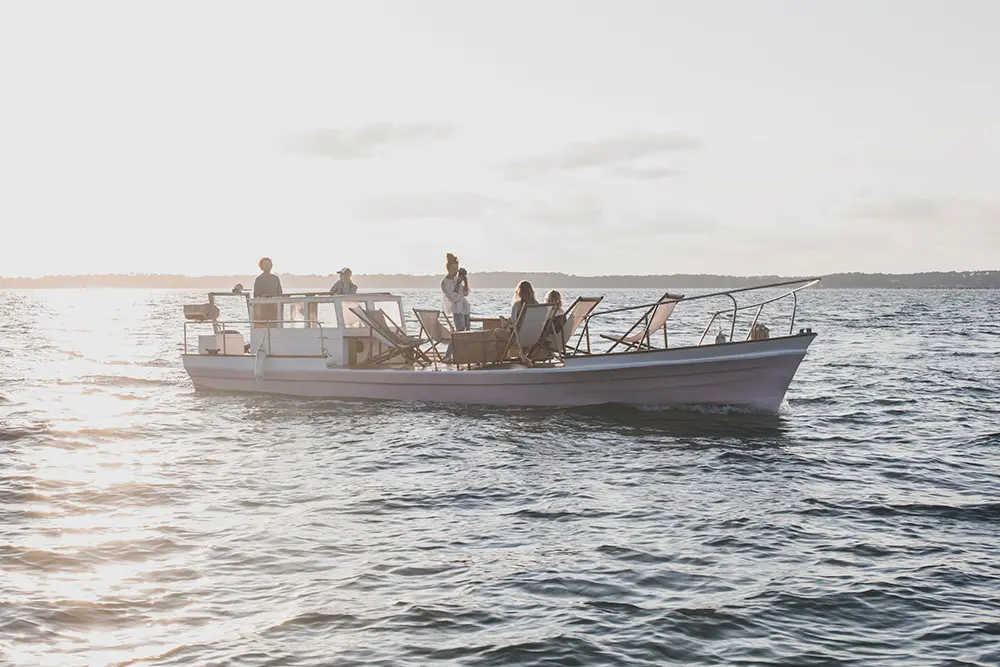 Tour de l'île aux oiseaux en Chaland